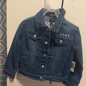 Brand New DKNY Kids Jean Jacket - Dark Blue